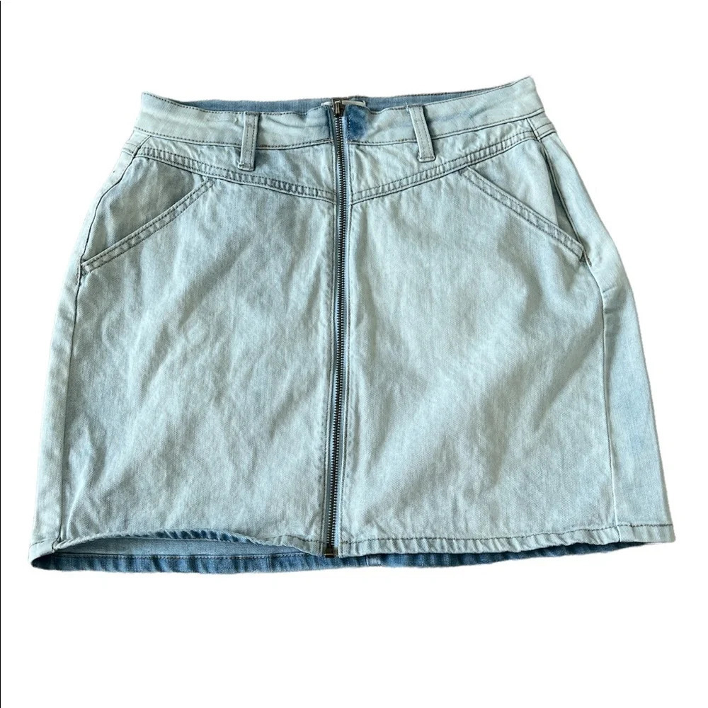So Light Blue Denim Jean Mini-Skirt NWOT